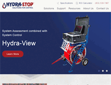 Tablet Screenshot of hydra-stop.com